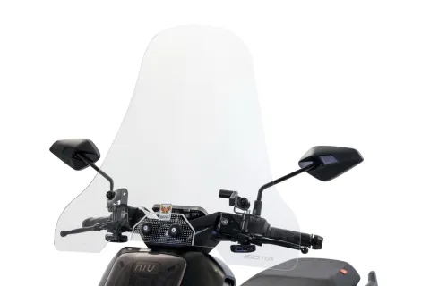 Isotta Windschild Hoch – Transparent für NIU NQiX
