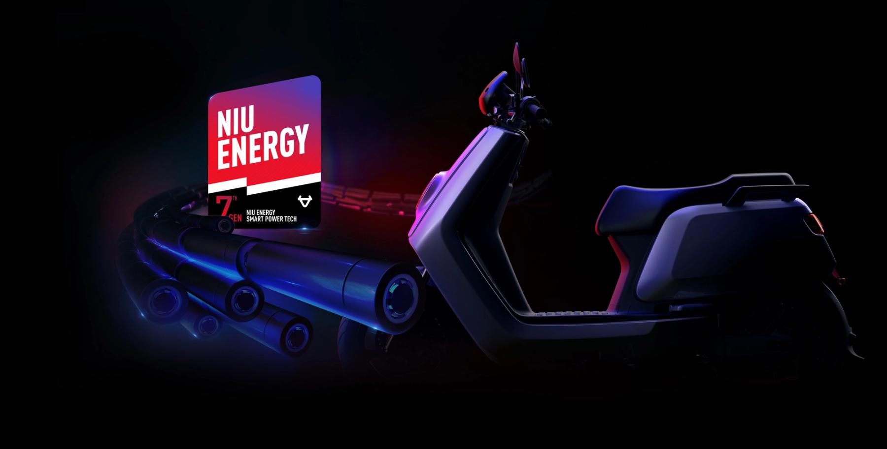 NIU-Energy-Darstellung zum Akkusystem des NQi Sport MY26
