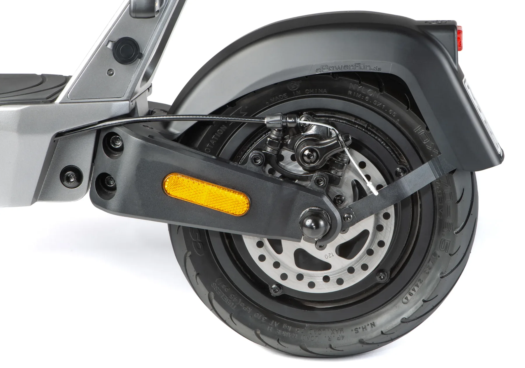 Hinterrad mit Scheibenbremse am ePowerFun ePF-PULSE+ 960