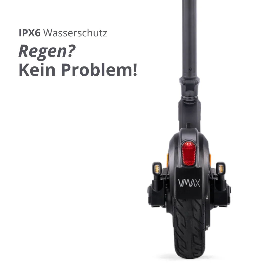 App und Sicherheitsausstattung des VMAX VX2 PRO