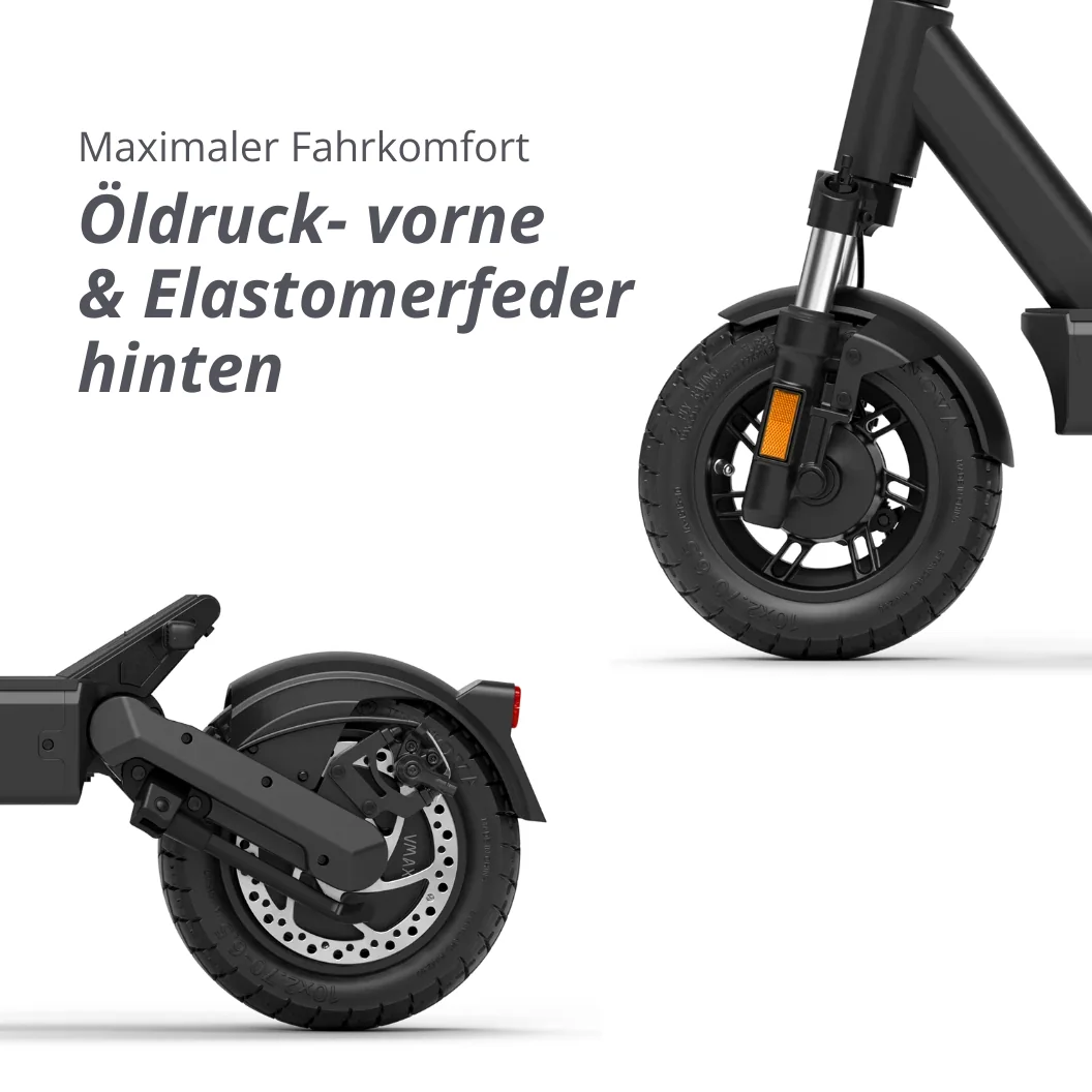 Fahrwerk und Bremsen des VMAX NEW VX2 HUB