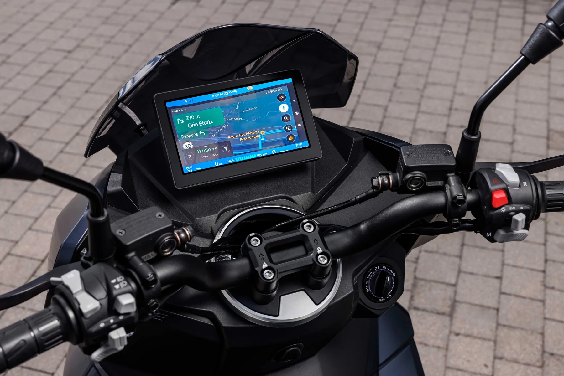 Navigation auf dem TFT-Display des NERVA LIFT