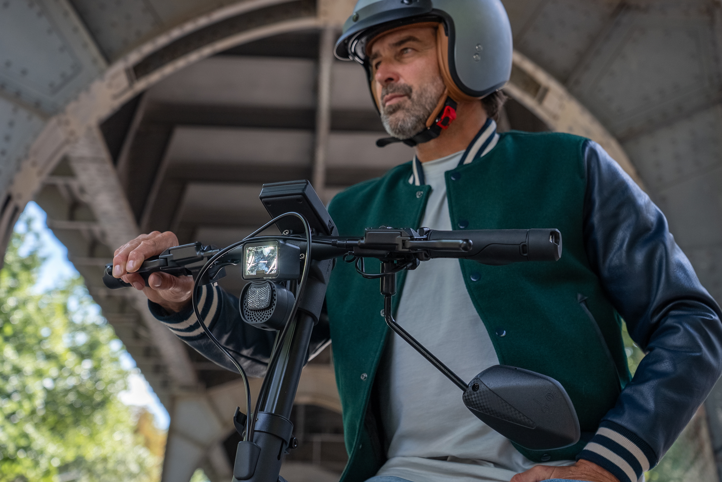 Egret GTs Vollfederung und starke Bremsen