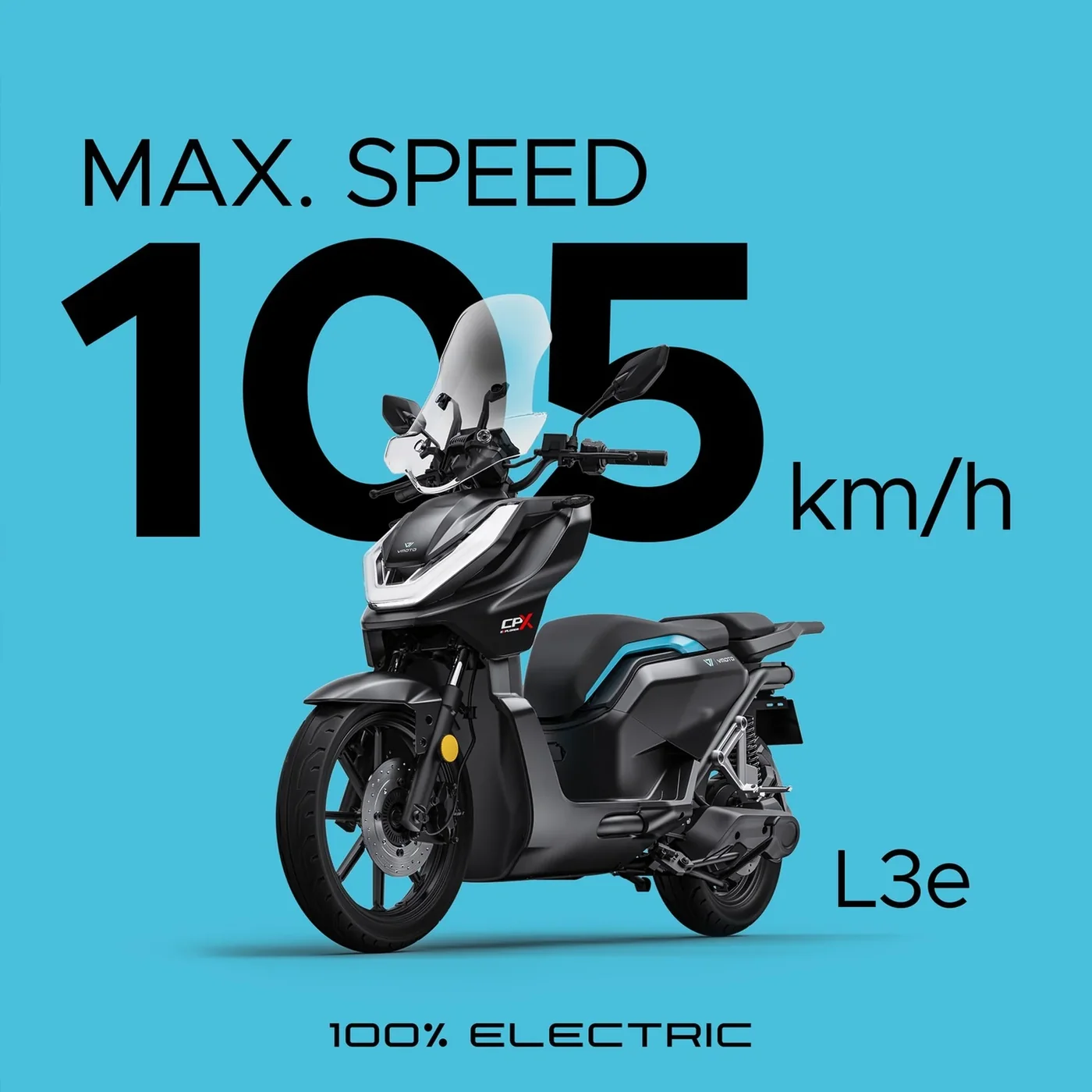 VMOTO CPX Explorer ABS 74 V – Cockpit und Zulassung