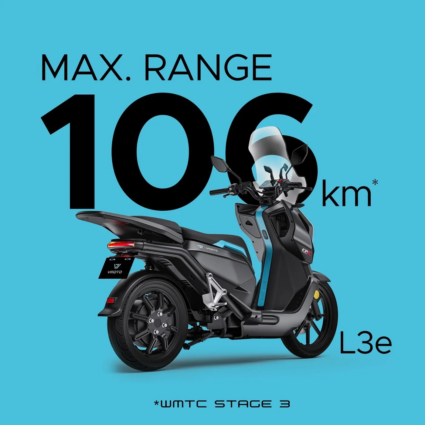 VMOTO CPX Explorer ABS 74 V – Sicherheit